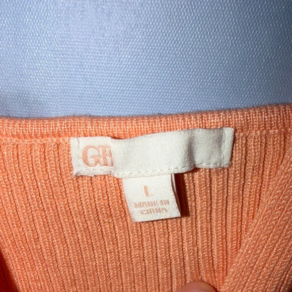 Gianni Bini Orange Crop Top - Picture 5 of 5
